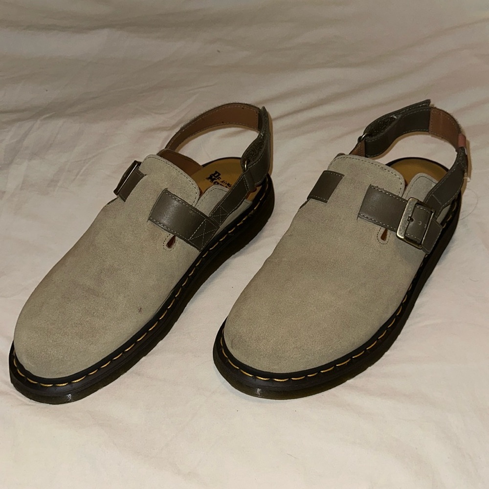 13M Dr. Martens Pistachio Green Jorge II Slingback Clog